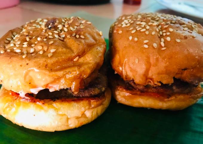 Resep Beef Patty Burger, Sempurna