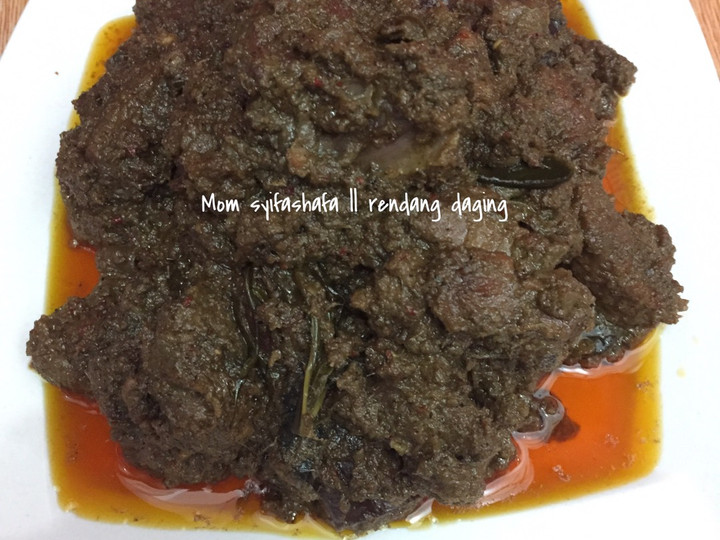 Cara Gampang Menyiapkan Rendang daging sapi, Lezat Sekali