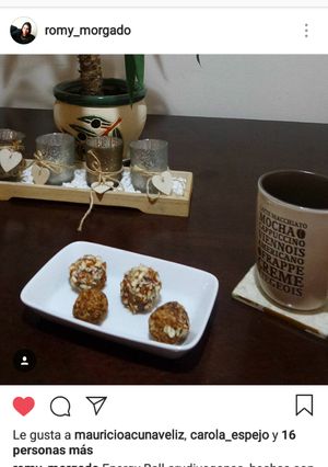 Una foto de Energy ball crudiveganas