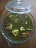 Palak Tofu (creme indiano de bertalha e Tofu)