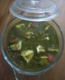 Palak Tofu (creme indiano de bertalha e Tofu)
