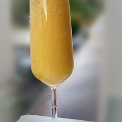 A picture of Valentine's Day Non Alcohol Orange 'Mimosa'.