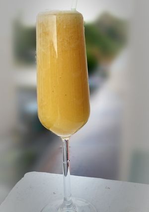 A picture of Valentine's Day Non Alcohol Orange 'Mimosa'.
