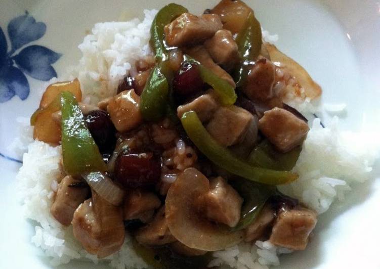 Recipe of Super Quick Homemade Cranberry Sweet-and-Sour Pork