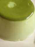 Matcha Milk Pudding Made with Gelatin
