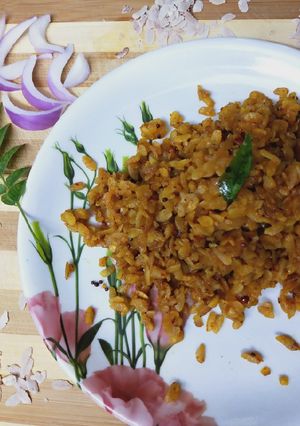 A picture of Simple poha.