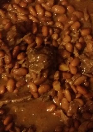 A picture of Pinto beans.