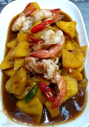 รูปของ กุ้งผัดสับปะรด