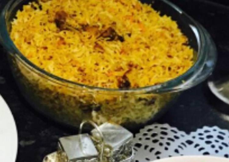 Recipe of Super Quick Homemade Aftari: Biryani