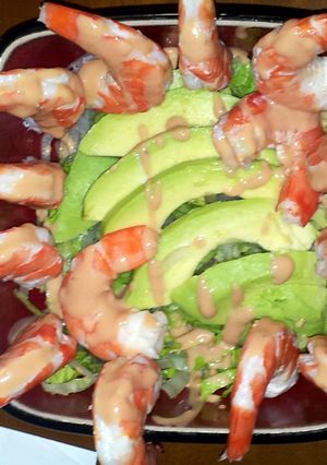 A picture of Jimmy Brown's Shrimp Cocktail.