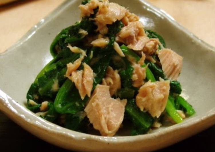 Steps to Make Ultimate Two Kinds Of Spinach Salad (Japanese Style)