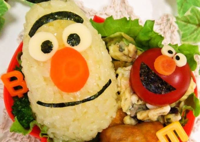 Character Bento with Bert (from Sesame Street) Recipe
