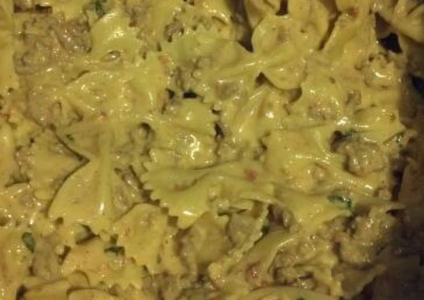 Cheesy Turkey Fajita Pasta