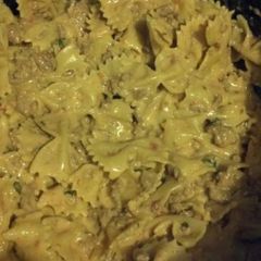 A picture of Cheesy Turkey Fajita Pasta.
