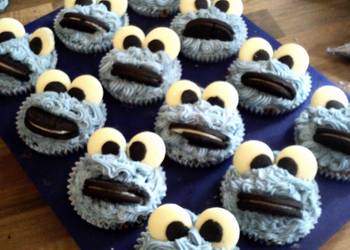 Ultimate Serving Recipe cookie monster cupcakes Delicious Nutritious