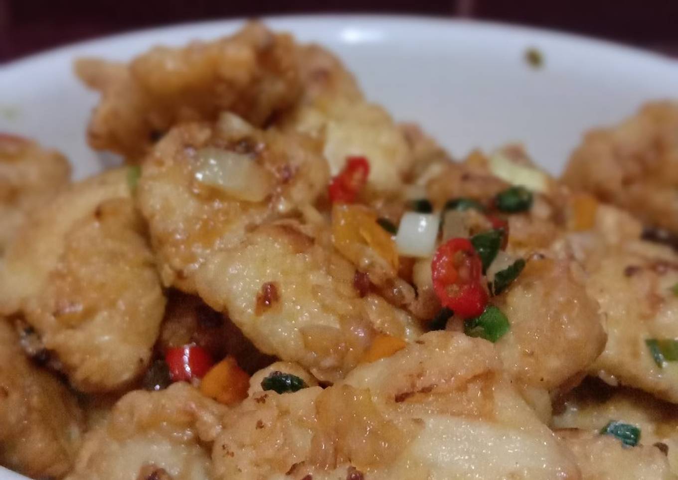 Ayam goreng cabe garam