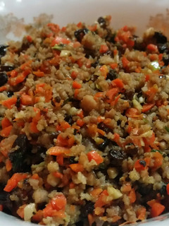A picture of Egg roll & Empanada pork filling.