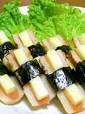 Baked Chikuwa with Mentaiko and Cheese