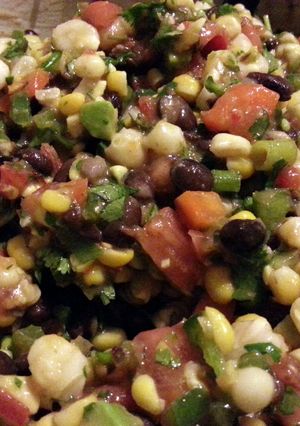 A picture of Black Bean and Corn Salsa.