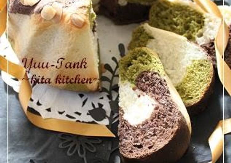 How to Make Favorite Wonderful Gugelhupf Tri-Colored Marble Bread