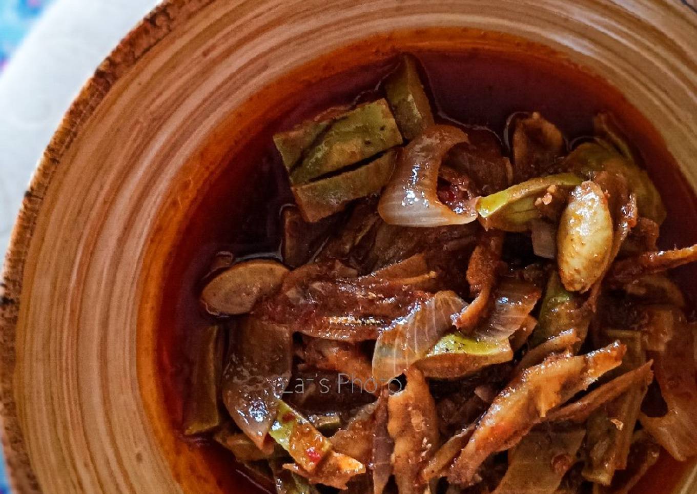 Sambal Ikan Bili Petai Berkulit