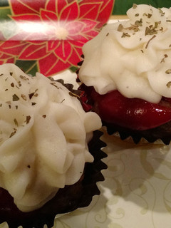 A picture of Mini Meatloaf Cupcakes with Sweet and Spicy Sauce.