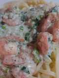 Langostinos a la crema