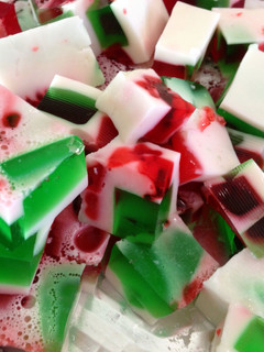 A picture of Colorful Jello.