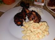 A picture of macaroni salad