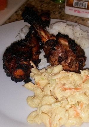A picture of Macaroni salad (Hawaiian).