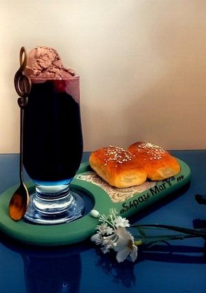 عکسی از دستور آب هویج بستنی