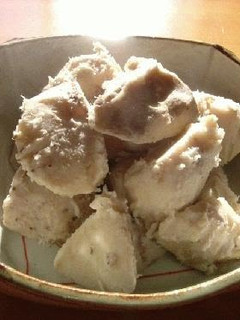 A picture of Stewed Yatsugashira Yams.