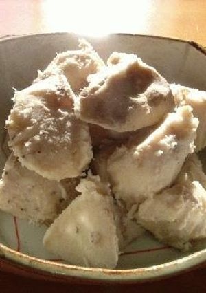 A picture of Stewed Yatsugashira Yams.
