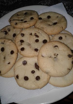 Una foto de Cookies con chips de chocolate