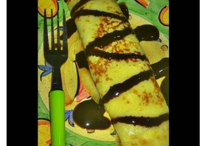 Recipe of Quick Mango Crepe