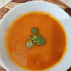 A picture of Carrot Tomato Soup.