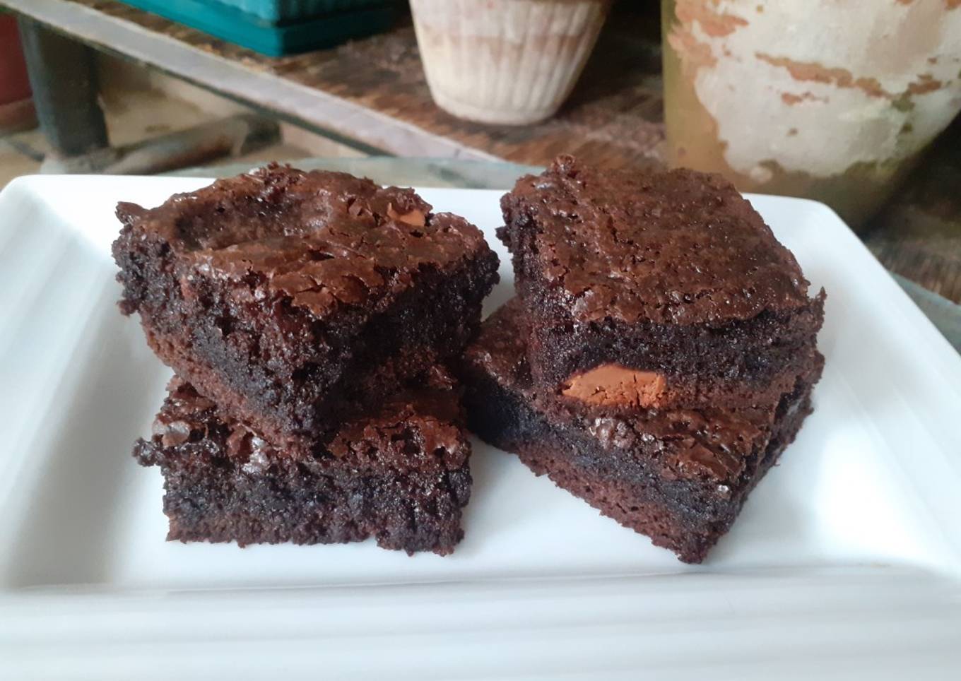 FUDGE BROWNIES 😍 (With baking tips)