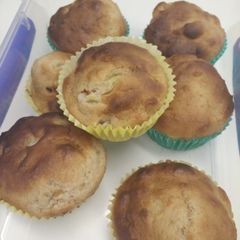 A picture of Banana & Pear Muffins.
