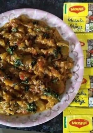 A picture of Sitaphal ki khti mitthi sabji.