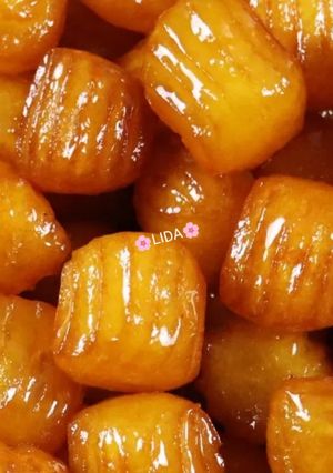 عکسی از دستور شیرینی بامیه