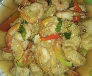 Resep mudah Tumis udang tahu Gurih Mantul