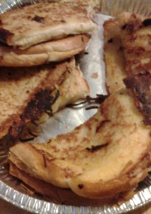 A picture of Grilled Pizza Sandwich.
