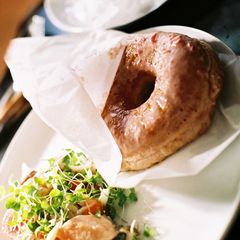 A picture of The Krispy Kreme Experience! Melt-in-Your-Mouth Doughnut.