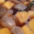 Kolang Kaling, ubi dan pisang kuah manis, aka kolak tanpa santan
