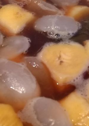 Foto resep Kolang Kaling, ubi dan pisang kuah manis, aka kolak tanpa santan