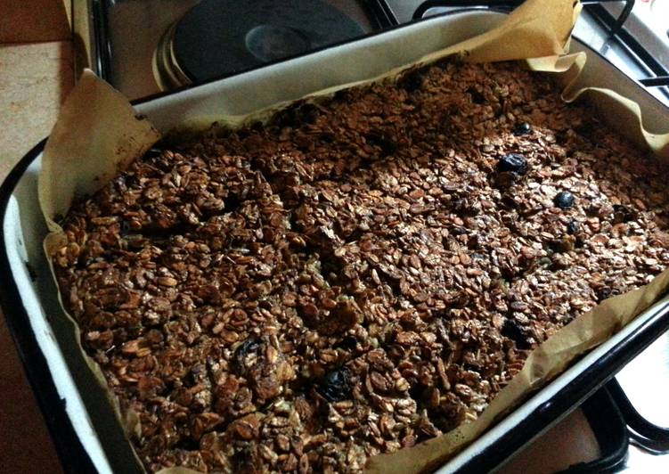 How to Make Super Quick Homemade non fat granola bars