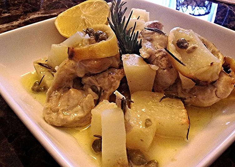 Lemon Rosemary Roasted Chicken and Potato Lemon Rosemary Roasted Chicken and Potato