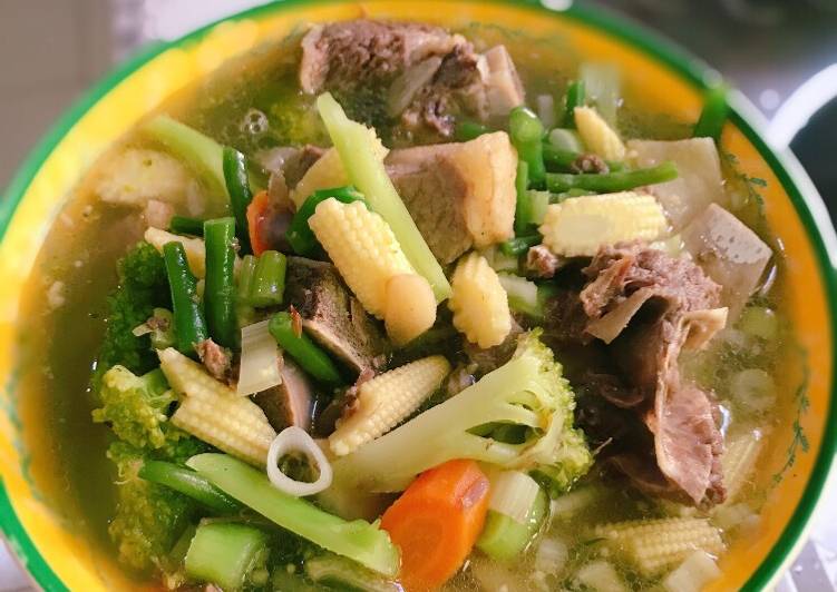 Resep Sayur brokoli daging tulangan, Lezat Sekali
