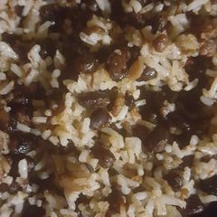 A picture of Black Beans and Rice.