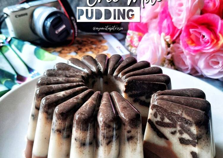 Resep masakan Pudding oreo milo | Cara Buat Pudding oreo milo Yang Enak Dan Mudah